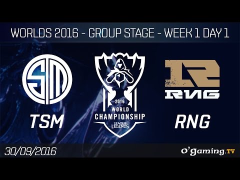 TSM vs RNG - World Championship 2016 - Group Stage Week 1 Day 1