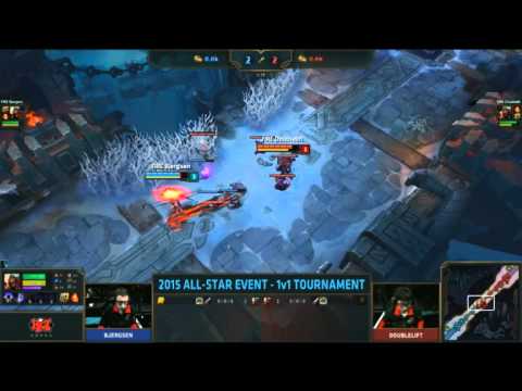 Bjergsen VS Doublelift 1v1 Finals Game 2 AllStar 2015