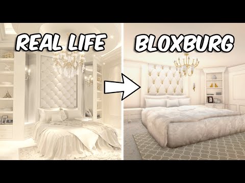 RECREATING A MODERN LUXURY BEDROOM IN BLOXBURG | roblox