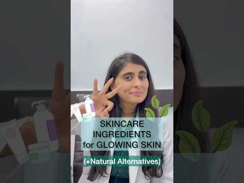 SKINCARE ingredients for GLOWING SKIN |Hyaluronic Acid |Niacinamide | Glycolic Acid|Natural Skincare