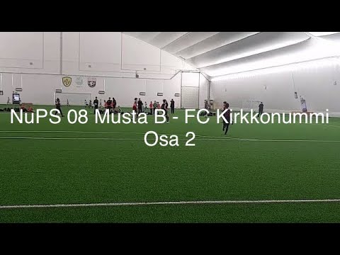 LIVE: Nups 08 Musta B - FC Kirkkonummi White, osa 2