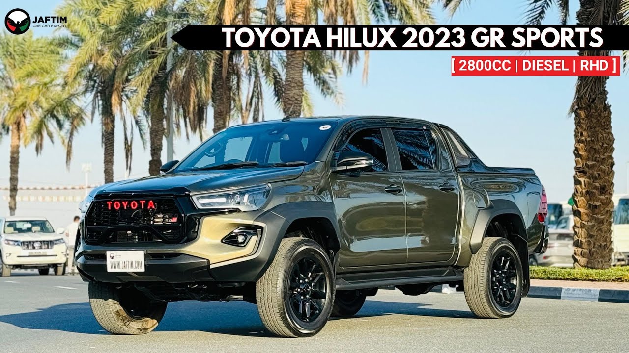 Toyota Hilux HILUX GR SPORT KIT | FULL OPTIONS | RIGHT-HAND-DRIVE | 360 VIEW CAMERA video