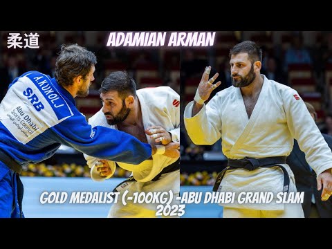 ADAMIAN ARMANА ДАМЯН АРМАН (RUS)- Gold Medalist (-100kg) -Abu Dhabi Grand Slam 2023-柔道