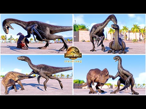 Therizinosaurus All Perfect Animations & Interactions 🦖 Jurassic World Evolution 2 Dominion DLC Pack