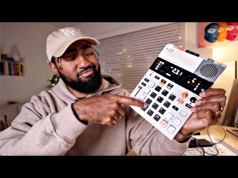 Making a beat on the EP-133 K.O. II (ITS NOT EASY)