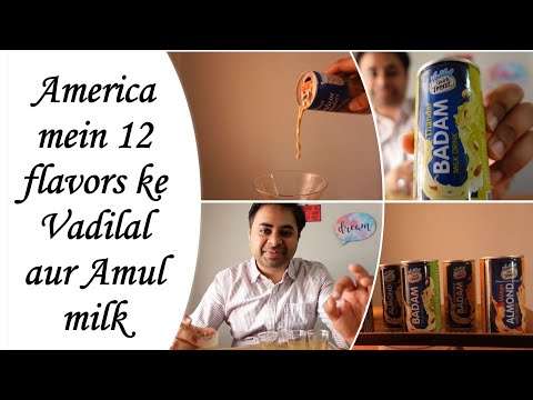 America me Vadilal ka milk!!! Trying 12 different flavors of Vadilal and amul kool flavors in Boston