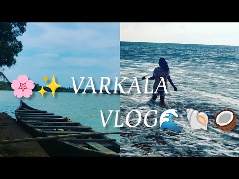 Varkala Vlog🌊🐚🥥🌸✨|Beach Vacay|Wonders with Amala