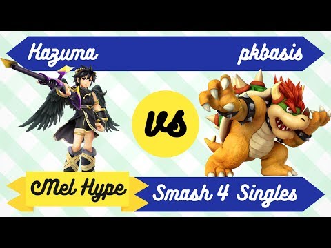 Mel Hype 3.2 - Smash 4 Singles - Kazuma (Dark Pit, Bowser) vs pkbasis (Bowser) - LR6
