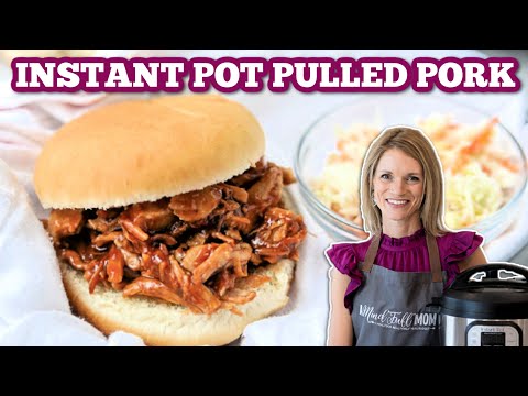 My Go-To Easy Dinner Recipe for a Crowd -- Instant Pot Pulled Pork with Homemade Coleslaw
