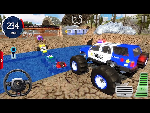 Juegos De Carros - Police Monster Truck Stunts Driver Simulator 3D #2 - Android Gameplay Walkthrough