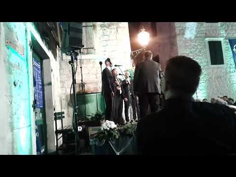 Omiš,  Večer M.  Čačije,  dio programa 52. FDK OMIŠ, 1.7.2018 👍