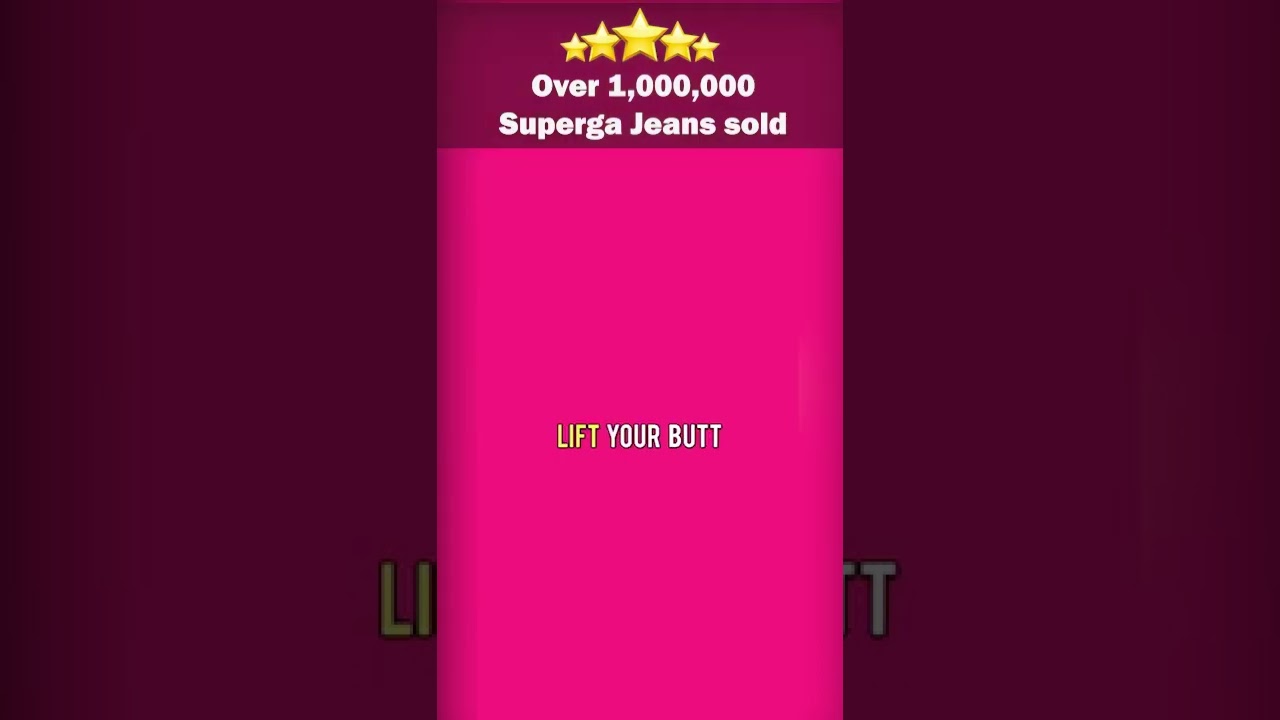 The Best Stretchy Jeans that Lift your Butt - over 1 Millions Superga Jeans Sold | Plus Size