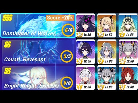 Honkai Impact 3rd - Exalted MA(Week 9) Andrius(47680)/Revenant(31520)/BKE(31840)