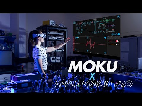 Moku + Apple Vision Pro: The ultimate optics lab experience