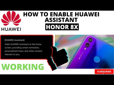 How to enable Huawei assistant in Honor 8x|Honor 8x new update| Huawei Assistant| Personal Assistant