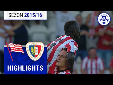 Cracovia - Piast Gliwice 1:2 | SKRÓT | Ekstraklasa 2015/16 | 4. Kolejka