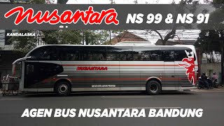 Download lagu Nusantara NS 99 dan NS 91 di Agen Bus Nusantara Pajajaran Bandung mp3