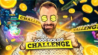 CHALLENGE : GAGNER UNE GAME AVEC 5000 GOLDS DANS LES POCHES ! (la galère)