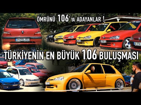 Gewidmet 106 | Das größte Peugeot 106-Treffen der Türkei! Inklusive Behandlung! [4K]