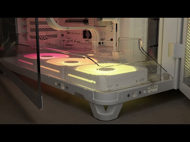 Boîtier Corsair AIR 5400 RS-R ARGB Verre Trempé Triple Chambre Noir video