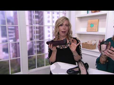 Clarks Collection Leather or Suede Flats - Gracelin Jenny on QVC