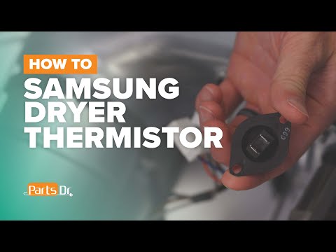 tS (t5) Error Code Fix! Replace the Temperature Sensor Thermistor on a Samsung Dryer (# DC32-00007A)