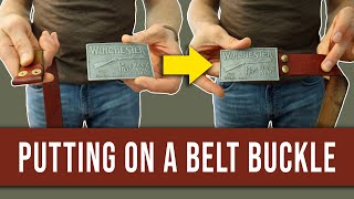 How to Put on a Belt Buckle