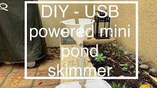 DIY Small Pond Skimmer