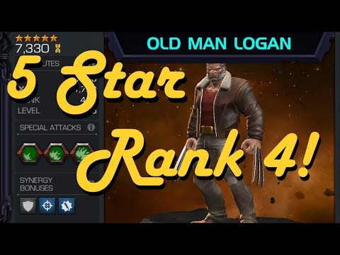 5 Star Old Man Logan Rank 4 Rankup!!!