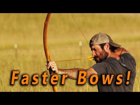 How to build a faster Self bow - design and reflex, recurve, DIY bow making
