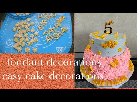 Fondant Decoration cake|Birthday Cake | Sweet kitchen byRasheeka