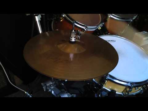 HD VIDEO 14" Zildjian SCIMITAR bronze ROCK Hi Hat cymbals demo sound test