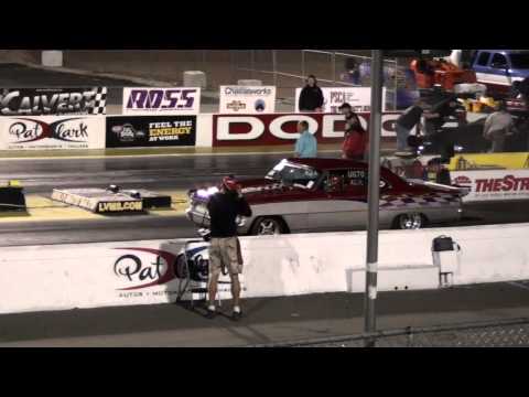 Brian Macy pulling a multiple wheelie at Street Car Super Nationals