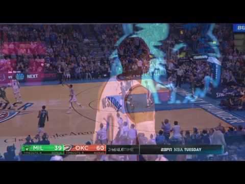Milwaukee Bucks at Oklahoma City Thunder - April 4, 2017