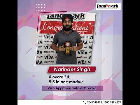 Mr. Narinder Singh Got Canada Study Visa For St.Clair College