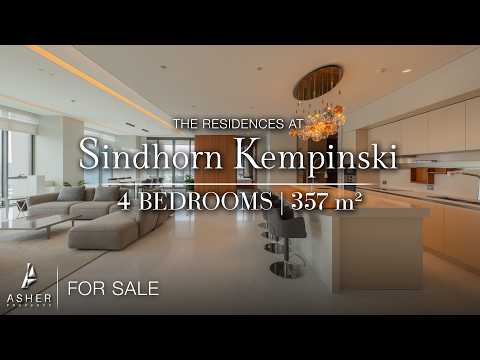 The Residences at Sindhorn Kempinski, bangkok, 88 Soi Tonson Sarasin Road, Lumphini, Pathum Wan, Bangkok, 4 Bedrooms, 357 sqm, Condo For Sale, by Asher Property, 500577172 - DDproperty.com