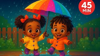 🌧️Rain Rain Go Away | Rainy Day Song | Cece & Caleb’s Nursery Rhymes & Kids Songs