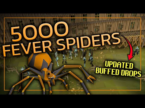 Loot From 5,000 Fever Spiders (Insane GP/HR)