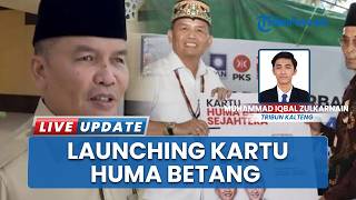 Gubernur Kalteng Pimpin Launching Kartu Huma Betang Sejahtera, Perkuat Jaring Pengaman Sosial