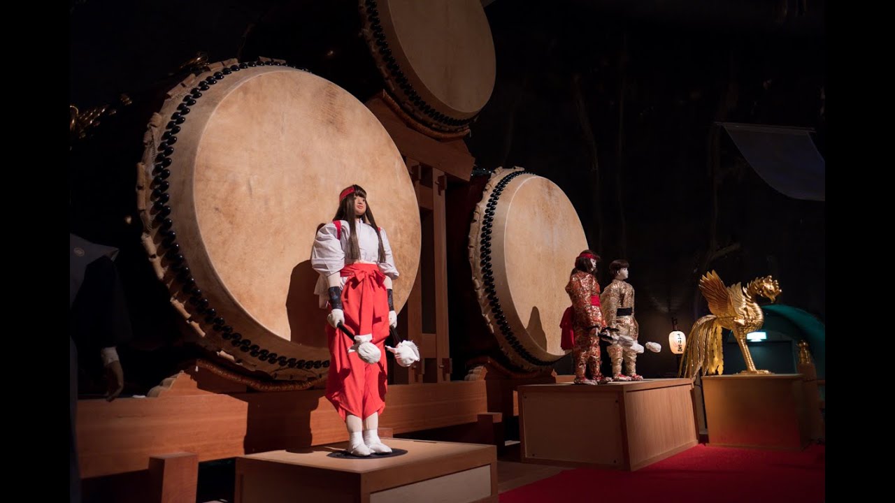 Experience dynamic performers rhythmically pounding on colossal taiko drums in the heart of the museum.