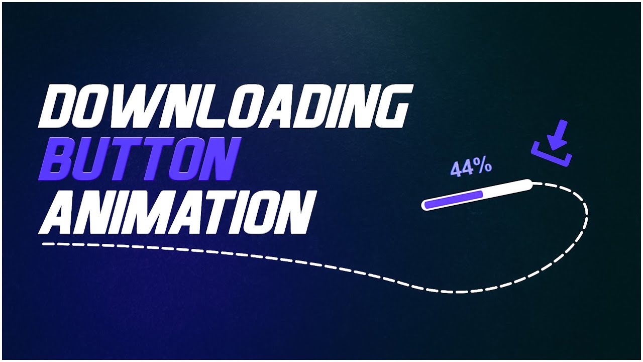 Download Progress bar with CSS Animation | Animated Progress bar using html & css