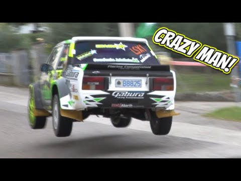 CRAZY Paolo Diana Fiat 131 Racing! - OnBoard SS "Piandavello" at Rally Legend!