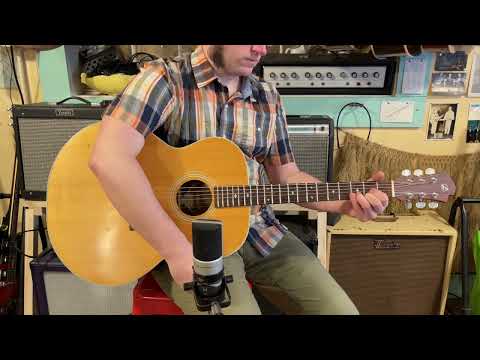 1992 Landola DEJL-6 jumbo guitar