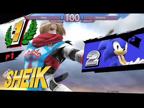 Rogasmash 100 - Vesp (Sheik) vs Advance (Sonic) - Winners Semis