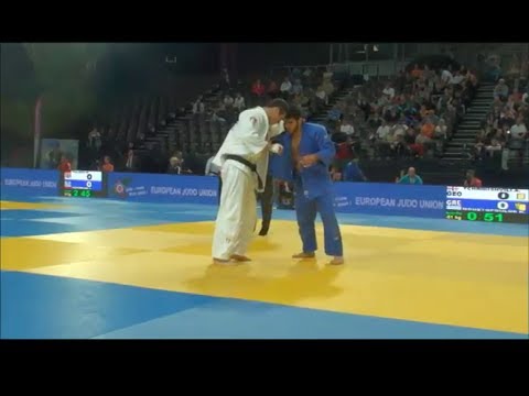 Avtandil Tchrikishvili (GEO) vs Roman Moustopoulos (GRE) -81kg Judo European Championship 2014