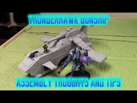 Forgeworld Thunderhawk Gunship - Assembly thoughts and tips