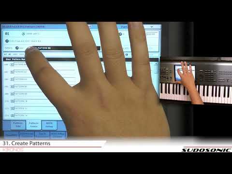Korg Kronos Video Tutorial - 31: Creating Patterns