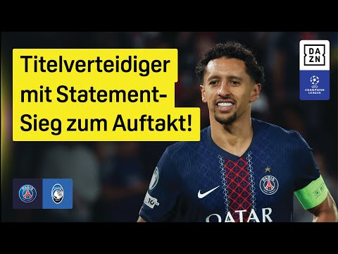 Paris Saint-Germain - Atalanta Bergamo | UEFA Champions League | DAZN Highlights