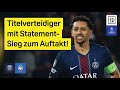Paris Saint Germain Atalanta Bergamo UEFA Champions League DAZN Highlights