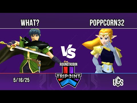 Tripoint Smash 280 - Round Robin - what?(Marth) Vs. POPPCORN32(Zelda)